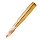 50 Caliber Machine Gun Bullet Cartridge Twist Pen (Parker Refill)
