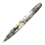 Knights Armor Twist Pen in Ant. Pewter