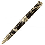 Cat Antique Pewter Twist Pen Kit