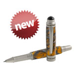 Commander Elite Rollerball Satin Chrome