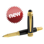 Commander Elite Rollerball Satin Gold